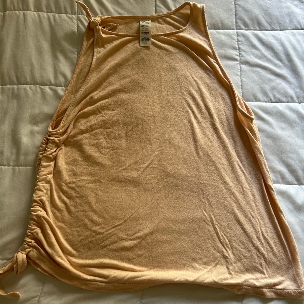 JoyLab Asymmetrical Ruched Athletic Tank Top